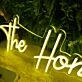 The Honey Hive Yellow Neon Sign