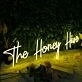 The Honey Hive Yellow Neon Sign