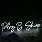 Play B Sharp White Neon Sign