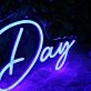All Day Blue Neon Sign