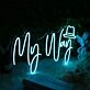 My Way Blue Custom Neon Sign