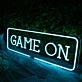 Game On Blue LED Custom Neon Sign