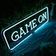 Game On Blue LED Custom Neon Sign