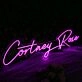 Cortney Rose Pink Neon Sign