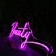 Beauty Dark Purple Neon Sign