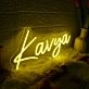 Kavya Yellow Neon Sign