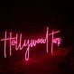 Hollywood Fans Pink Neon Sign