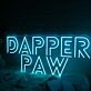 Dapper Paw Blue Neon Sign
