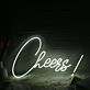 Cheers White LED Custom Neon Sign