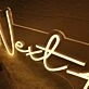 Next Homies Yellow Neon Sign