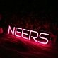 Neers Red Custom Neon Sign