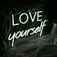 Love YourSelf White Neon Sign
