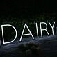 Dairy White Neon Sign