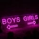 Boys' and girls' directions Neon Sign