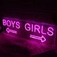 Boys' and girls' directions Neon Sign