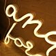 Always And Forever Yellow Neon Sign