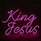 King Jesus Pink Custom Neon Sign