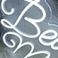 Beautiful Moments White Neon Sign
