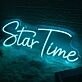 Star Time Blue Neon Sign