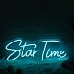 Star Time Blue Neon Sign