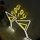 Cocktail Cheers Custom Neon Sign