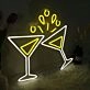 Cocktail Cheers Custom Neon Sign