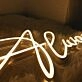 Forever And Always Yellow Wedding Neon Sign
