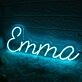 Emma Blue Custom Neon Sign