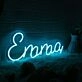 Emma Blue Custom Neon Sign