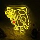 Little Cheese Guy Yellow Neon Sign