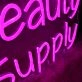 Double Beauty Beauty Supply Pink Neon Sign
