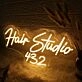 Hair Studio 432 Neon Sign