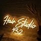 Hair Studio 432 Neon Sign