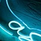 Lasse Blue Neon Sign