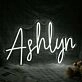 Ashlyn White Neon Sign
