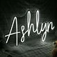 Ashlyn White Neon Sign