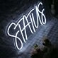 Status White LED Neon Sign