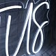 Status White LED Neon Sign