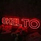 SKELTO Red Noen Sign