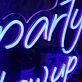It Is Not A Party Til The Cops Show Up Neon Sign
