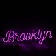Brooklyn Pink Neon Sign