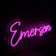 Emerson Pink Neon Sign