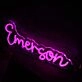 Emerson Pink Neon Sign