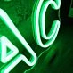 ISAAC Green Neon Sign