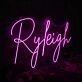 Rylerigh Pink Neon Sign