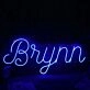 Bnynn Blue Neon Sign