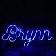 Bnynn Blue Neon Sign