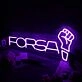 FORSA Dark Purple Neon Sign