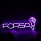 FORSA Dark Purple Neon Sign