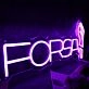 FORSA Dark Purple Neon Sign